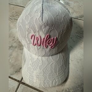 Wifey bridal baseball cap